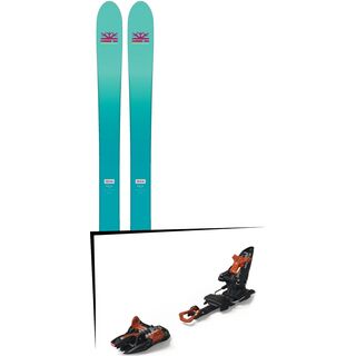 Set: DPS Skis Nina F99 Foundation 2018 + Marker Kingpin 10 black/copper