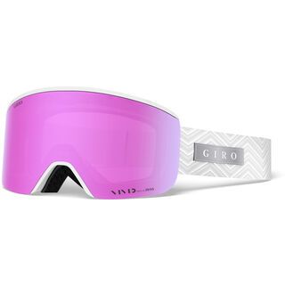 Giro Ella inkl. WS, white zag/Lens: vivid pink - Skibrille
