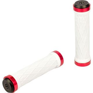 NC-17 Take Control II S-Pro Lock-On Griff, white/red