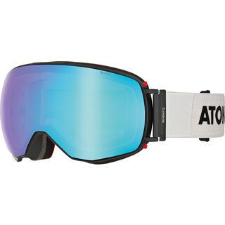 Atomic Revent Q Stereo + Wechselscheibe, white/Lens: blue stereo - Skibrille