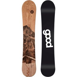 goodboards Wooden Double Rocker 2017, esche rot - Snowboard