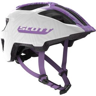 Scott Spunto Junior Helmet, white/purple - Fahrradhelm