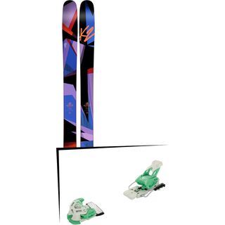 Set: K2 SKI Remedy 102 2017 + Tyrolia Attack 12 110 mm, solid white mint - Skiset