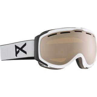 Anon Hawkeye + Spare Lens, White/Silver Amber - Skibrille