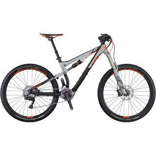 Scott Genius 730 2016, black/grey/orange - Mountainbike
