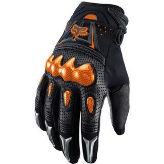 Fox Bomber Glove, black/orange - Fahrradhandschuhe