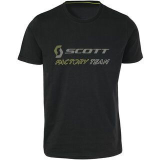 Scott CO Factory Team s/sl T-Shirt, black/lime green - T-Shirt