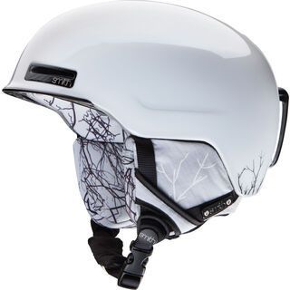 Smith Allure, White Branch Out - Snowboardhelm