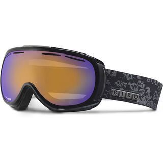 Giro Amulet , black tapestry/persimmon boost - Skibrille