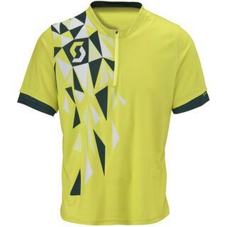 Scott Shirt Path Graphic s/sl, lim gn/pe gn - Radtrikot