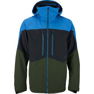 Burton [ak] 2L Swash Jacket , Hyper/True Black/Resin Colorblock - Snowboardjacke