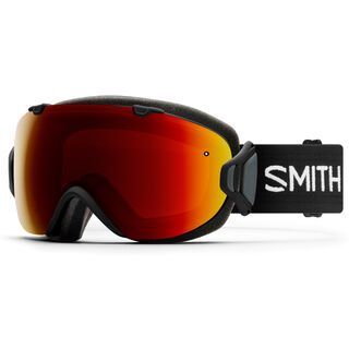 Smith I/OS inkl. Wechselscheibe, black/Lens: sun red mirror chromapop - Skibrille