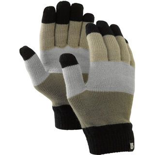 Burton Touch n Go Knit Glove, True Black Colorblock - Handschuhe