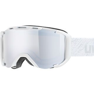 uvex snowstrike FM, white mat/Lens: mirror silver - Skibrille