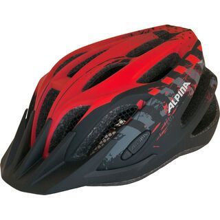 Alpina Tour 2.0, black-red - Fahrradhelm