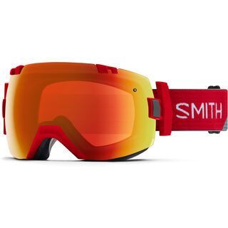 Smith I/OX inkl. Wechselscheibe, fire split/Lens: everyday red mirror chromapop - Skibrille
