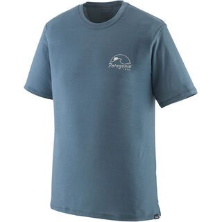 Patagonia Men's Capilene Cool Merino Blend Graphic Shirt utility blue