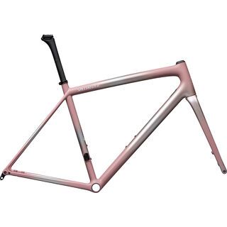 Specialized Aethos Rahmenset flake silver/dusky pink + champ. radial fades