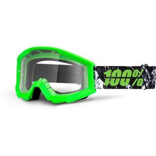 100% Strata Youth, crafty lime/Lens: clear - MX Brille