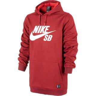 Nike Ration Pullover, Heather Red/Red/Ivory - Hoodie