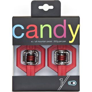 Crank Brothers Candy 1 Hangtag Version, rot - Pedale
