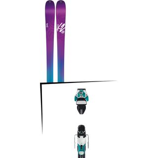 Set: K2 Missconduct 2016 + Atomic Warden 11 DT 90 mm, white/mint - Skiset