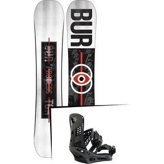 Set: Burton Process Flying V Wide 2019 + Burton Genesis X black matte