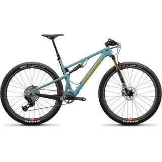 Santa Cruz Blur CC XX1 TR Reserve 2020, aqua/yellow - Mountainbike