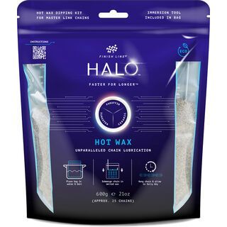 Finish Line Halo Hot Wax Lubricant - 600 g inkl. Kochbeutel