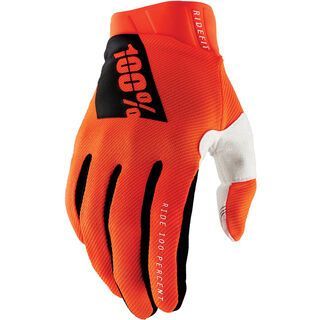 100% Ridefit Glove fluo orange