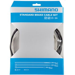 Shimano Bremszug-Set Road/MTB Stahl VR & HR