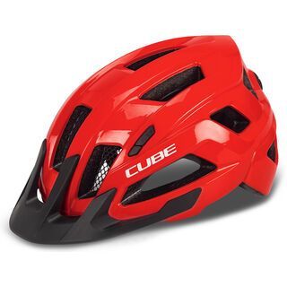 Cube Helm Steep glossy red