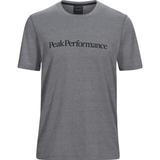 Peak Performance Track Tee, grey melange - T-Shirt