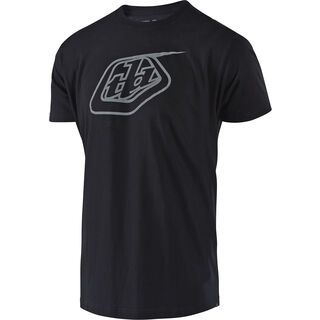 TroyLee Designs Logo Tee, black/reflective - T-Shirt