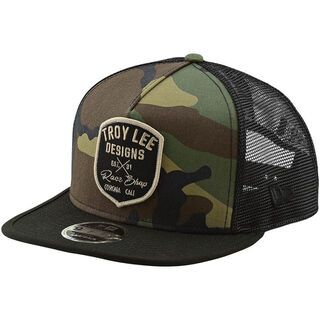 TroyLee Designs Vintage Race Shop Snapback Hat, camo army - Cap