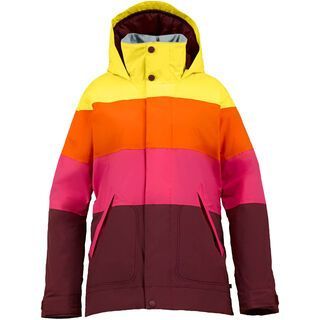 Burton Womens Eclipse Jacket, Sangria Colorblock - Snowboardjacke
