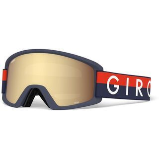 Giro Semi inkl. WS, midnight red/Lens: amber gold - Skibrille