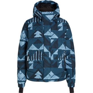 O’Neill Z.E.N. Puffer Hybrid Jacket Women blue triangle ikat