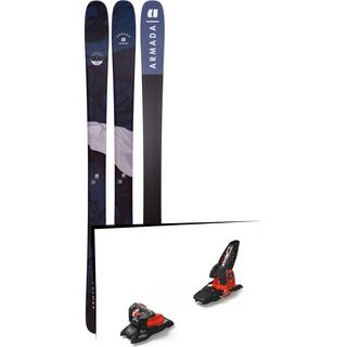 Set: Armada Tracer 98 2019 + Marker Jester 18 Pro ID black/flo-red