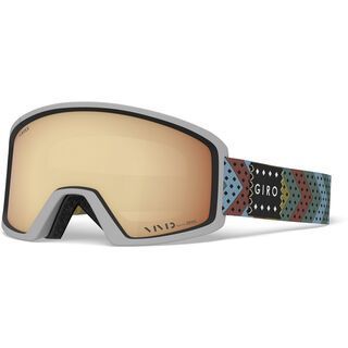 Giro Blok, mo rockin/Lens: vivid copper - Skibrille