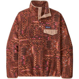 Patagonia Women's Lightweight Synchilla Snap-T Pullover Wandering Woods sisu brown