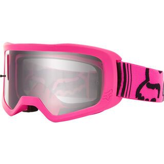 Fox Main Race Goggle, pink/Lens: clear - MX Brille