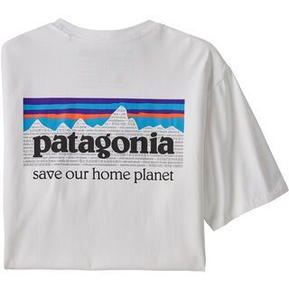 Patagonia Men's P-6 Mission Organic T-Shirt white