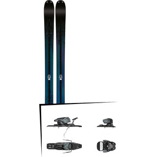 Set: K2 Shreditor 92 2016 + Salomon Warden 11 100 mm, dark grey black - Skiset