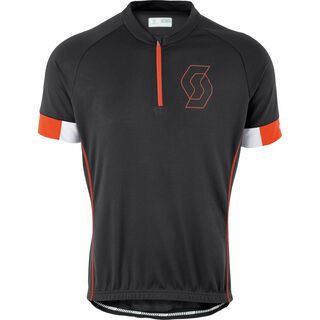 Scott Endurance 40 s/sl Shirt, black/tangerine orange - Radtrikot
