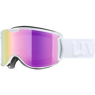 uvex skyper LM, white/Lens: litemirror pink - Skibrille