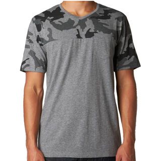 Fox Pane SS Knit, heather graphite - T-Shirt
