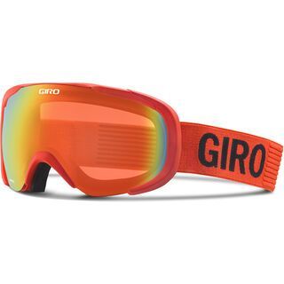 Giro Compass, glowing red monotone/persimmon blaze - Skibrille