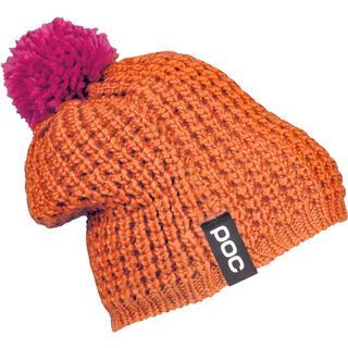 POC Color Beanie, corp orange/neon pink - Mütze