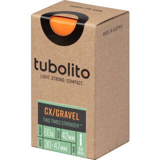 Tubolito Tubo CX/Gravel 42 mm - 700C/650B x 30-47 orange